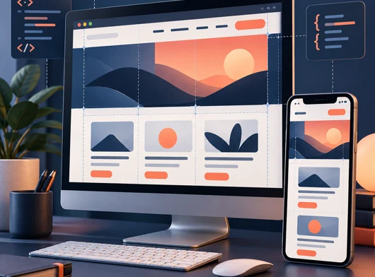 Responsive masaüstü ve mobil web tasarımı