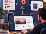 Laravel web uygulaması ve veritabanı akışı