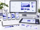 Web arayüzü UI/UX tasarımı hizmeti için temsili görsel